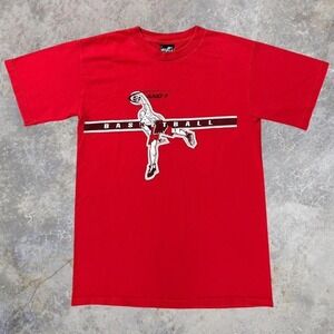 Y2K Vintage AND1 Basketball Dunk Red Tee